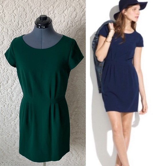 Madewell Dresses & Skirts - Madewell Emerald Cap Sleeve Dress